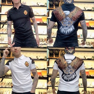 Áo Polo Dg đại bàng thêu kim sa cực chất