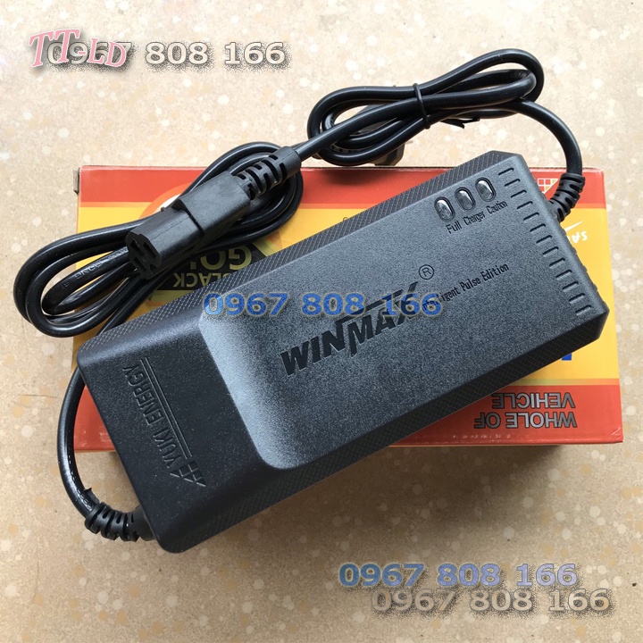 Sạc xe đạp điện 48v12ah Winmax chống phồng bình ắc quy