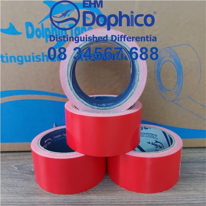Băng dính vải 48mm x 10Y đủ các màu – Siêu dính – Dùng đóng gói hàng hóa nặng – Dán cốt pha bê tông…