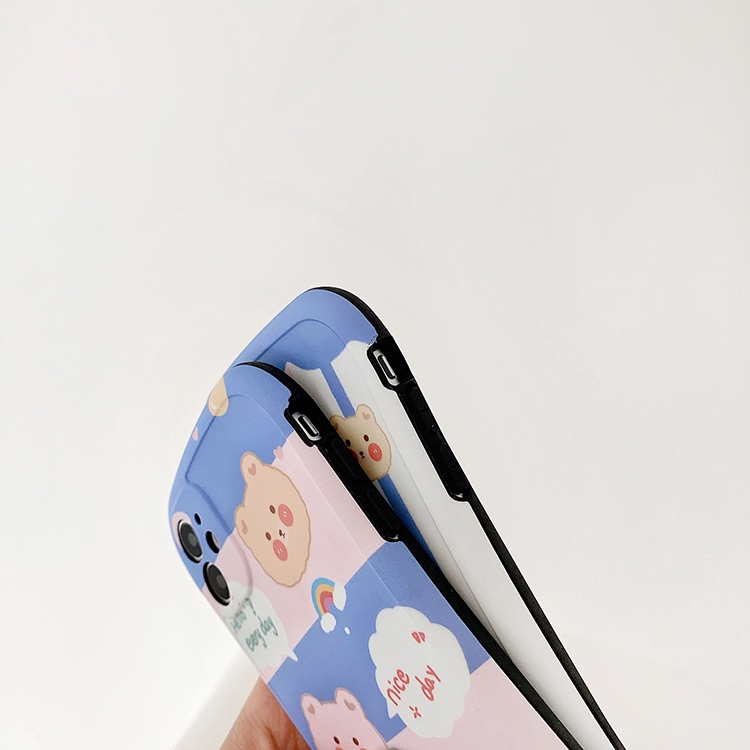 Ốp iphone - Ốp lưng imd cong Đường kẻ gấu 6plus/6splus/7/8/7plus/8plus/x/xs/xsmax/11/11promax - Awifi Case T3-8(BX) | BigBuy360 - bigbuy360.vn