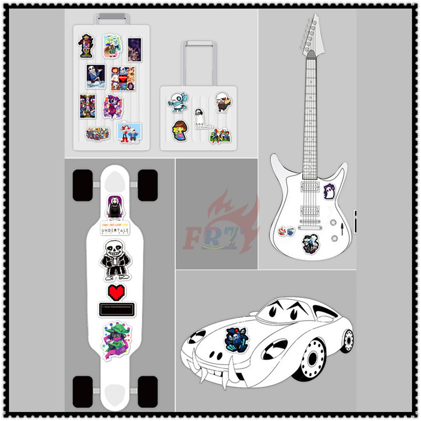 50Pcs/Set ❉ Undertale Series 02 Stickers ❉ Games Frisk Toriel Sans Papyrus DIY Fashion Mixed Waterproof Doodle Decals Stickers