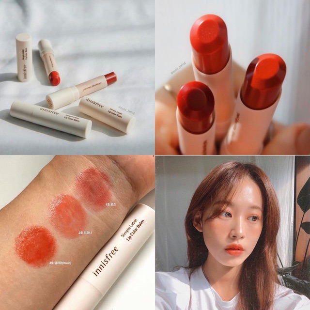 SON DƯỠNG CÓ MÀU INNISFREE SIMPLE LABEL LIP COLOR BALM | BigBuy360 - bigbuy360.vn