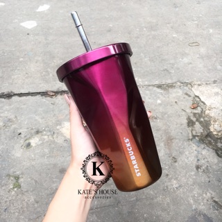 Ly Starbucks 500ml - tặng 4 món phụ kiện