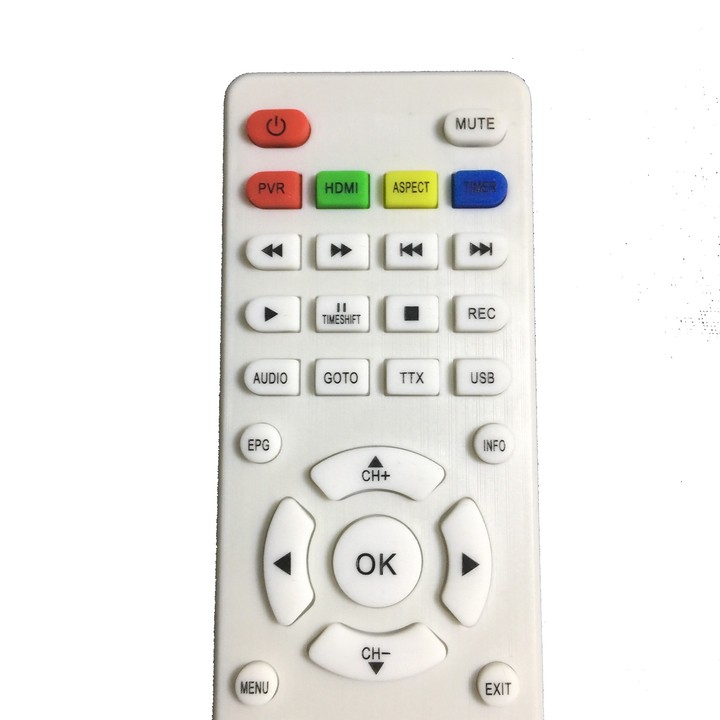 Remote điều khiển đầu thu LTP trắng tặng pin remote ITP