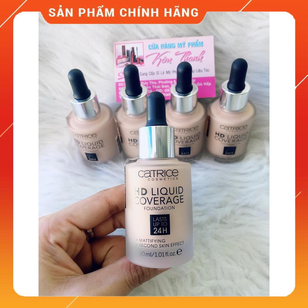 Kem Nền Catrice HD Liquid Coverage Foundation tone 020