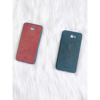 Ốp lưng Samsung J7 Prime vải in hình nhung hưu