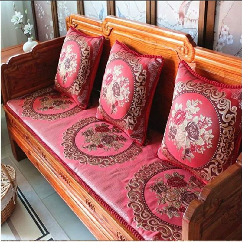 Thảm ghế - Thảm trải ghế sofa ghế xe1set gốm thảm dài kích thước 1m8x55 và 2 thảm nhỏ 55x55cm