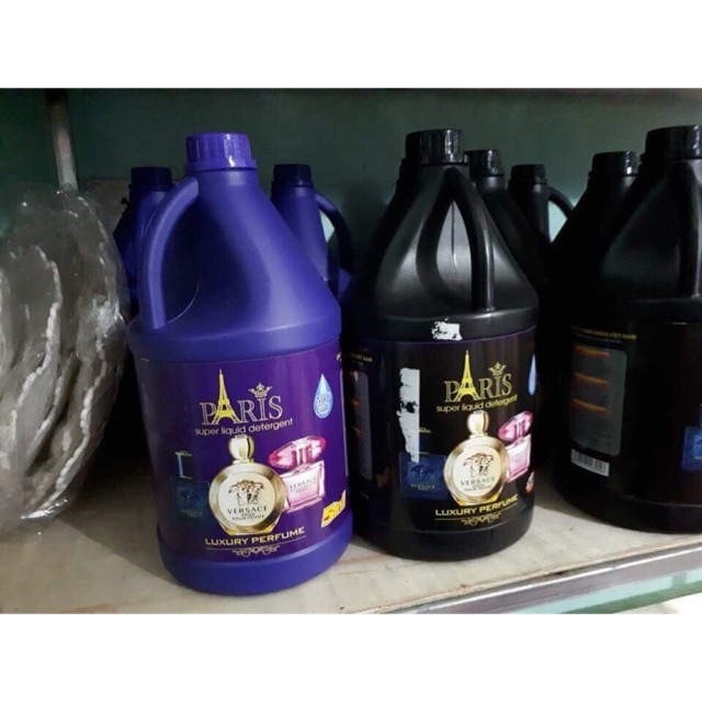 1 thùng 4 can nước giặt hương nước hoa pari