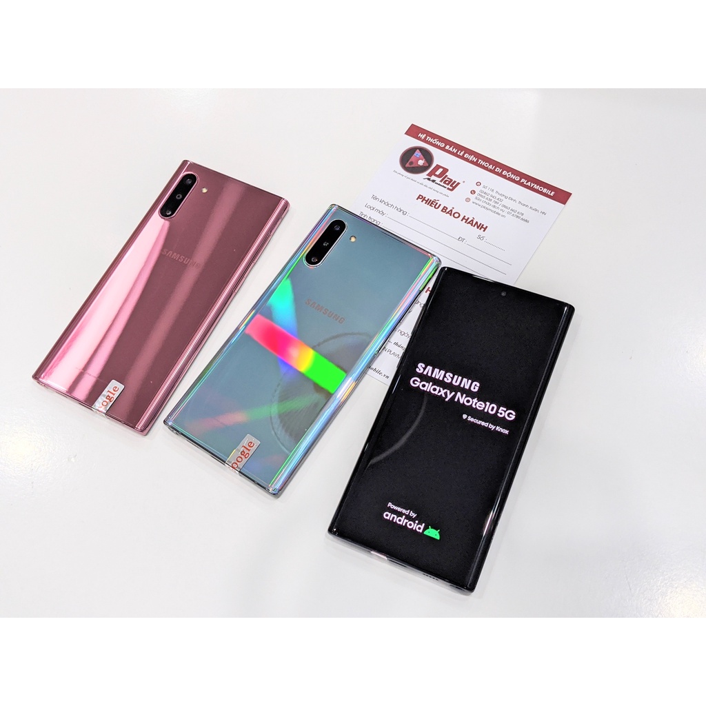 Điện Thoại Samsung Galaxy Note 10 5G Hàn Ram12/256GB Zin chuẩn | Kèm Phụ kiện tại Playmobile