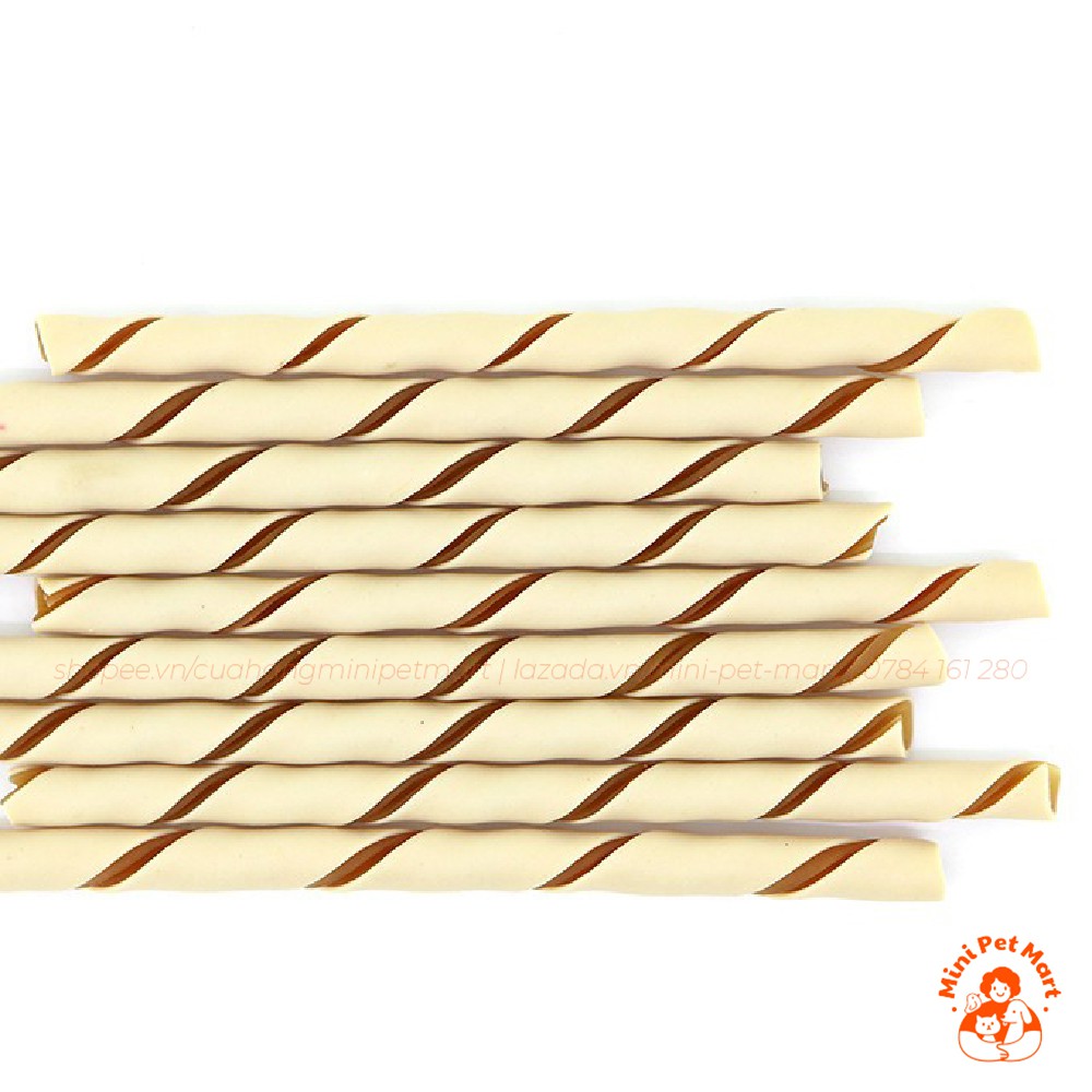 Que gặm hương sữa DOGGYMAN 120g (18 cái) - snack, bánh thưởng cho chó