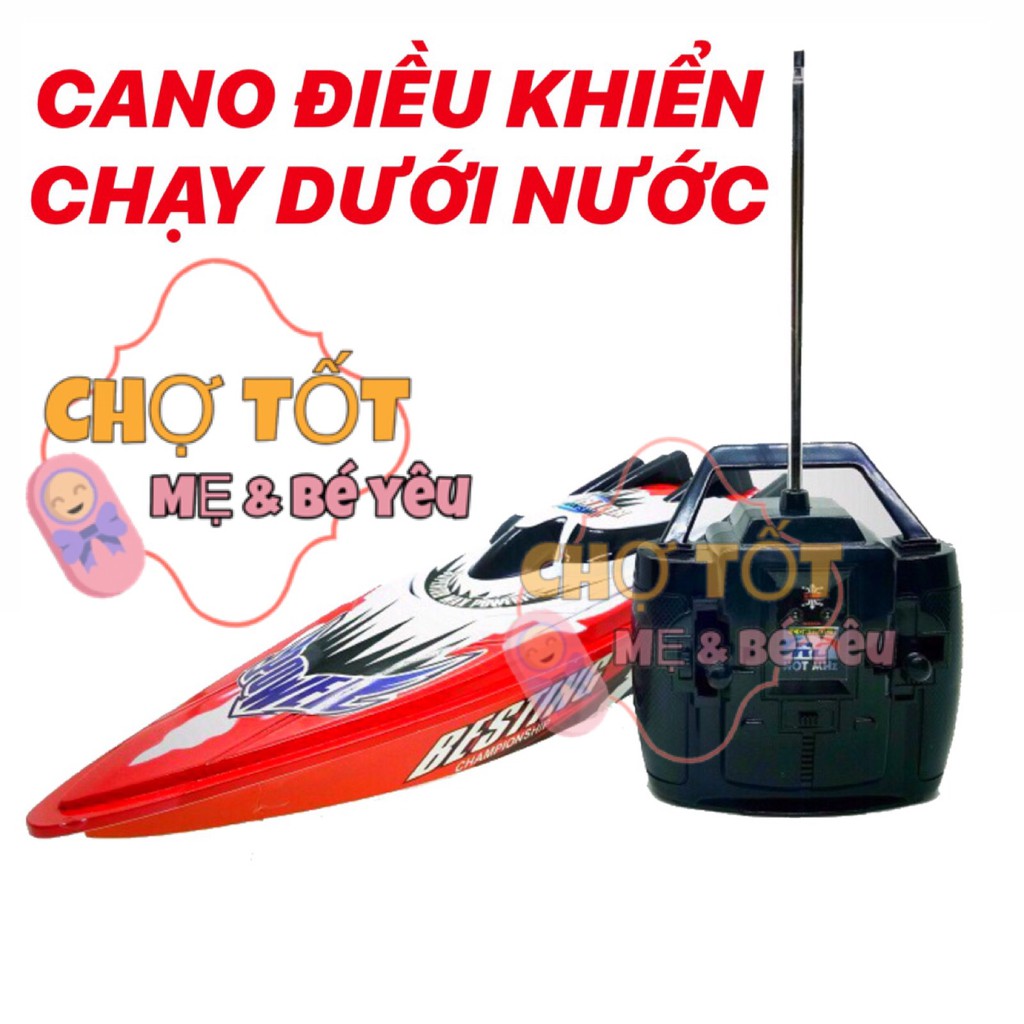 Đồ Chơi Cano Siêu Tốc Phiên Bản Red Dragon Điều Khiển Từ Xa Dưới Nước (KÈM PIN)