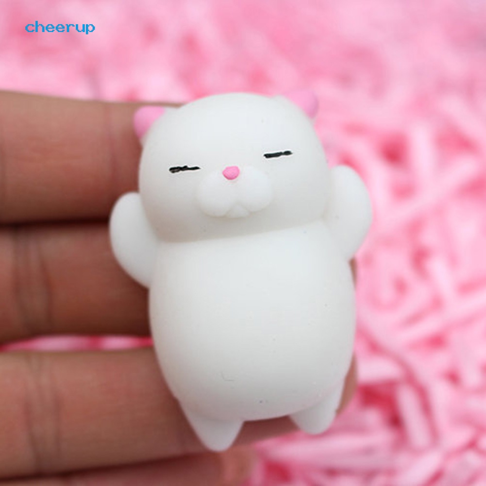 Đồ chơi nắn bóp đàn hồi hình chú mèo hoạt hình đáng yêu giảm căng thẳng