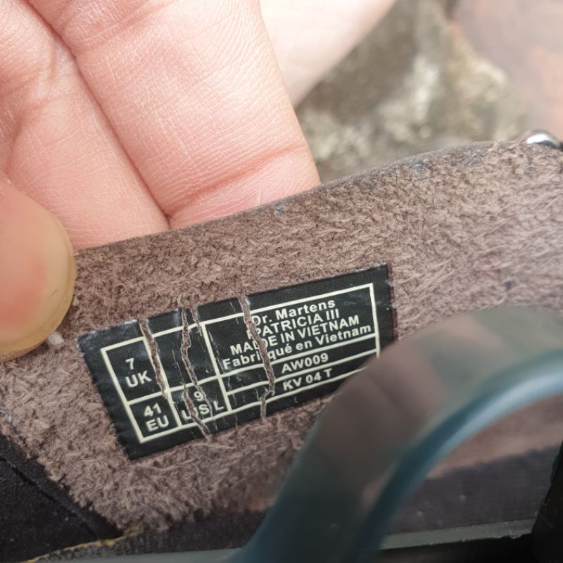 Giầy da nam thương hiệu Dr. Martens của Anh