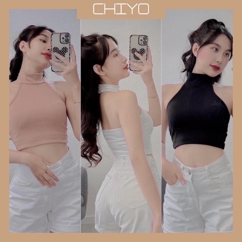 Áo yếm cổ cài cúc hottrend A15