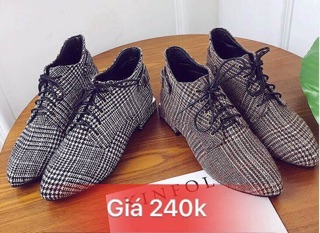 giầy kẻ caro