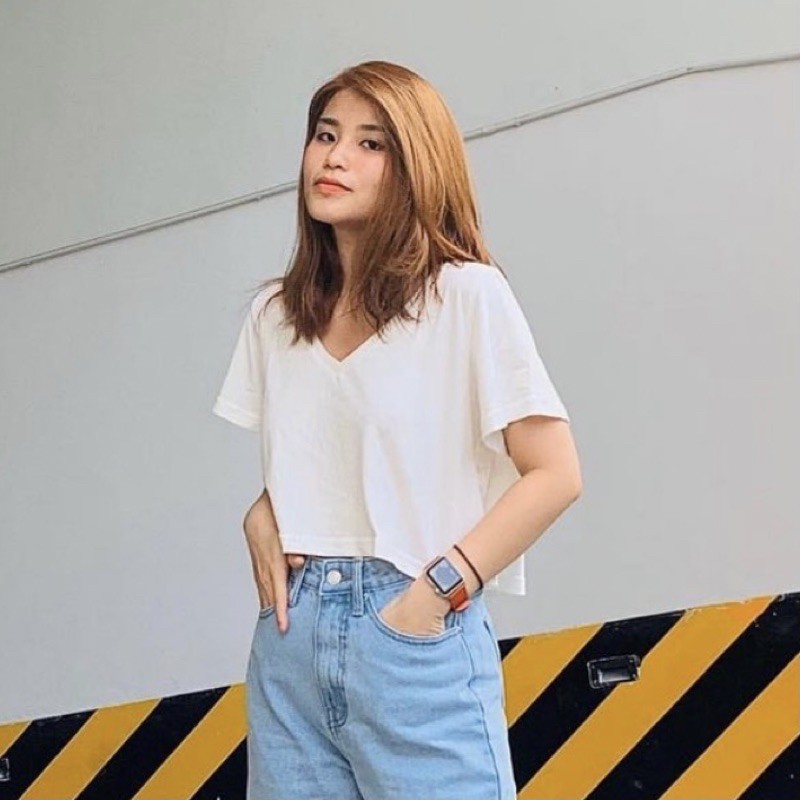Thanh Lý - ÁO CROPTOP TRẮNG KIDO