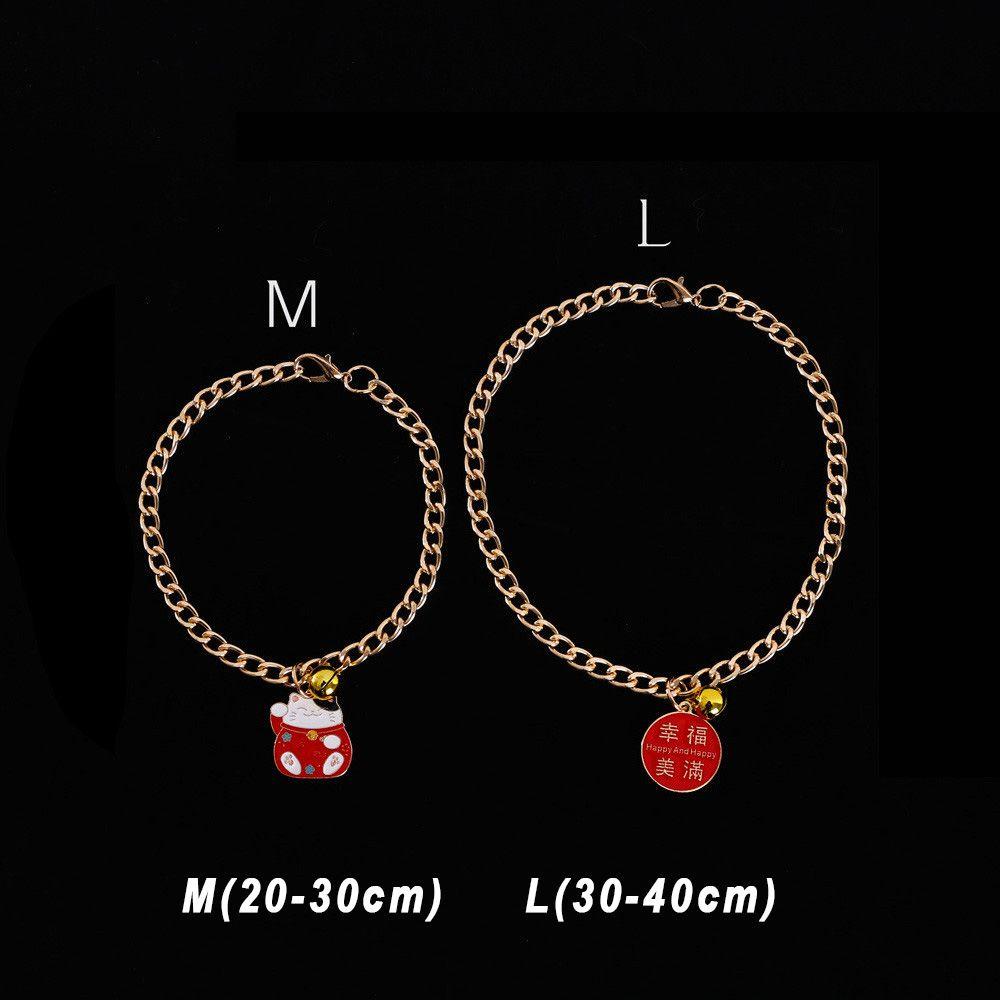 Vòng Cổ Mặt Hoạt Hình LAYOR1 Dành Cho Thú Cưng|Dây Chuyền Xích Thời Trang Cá Tính