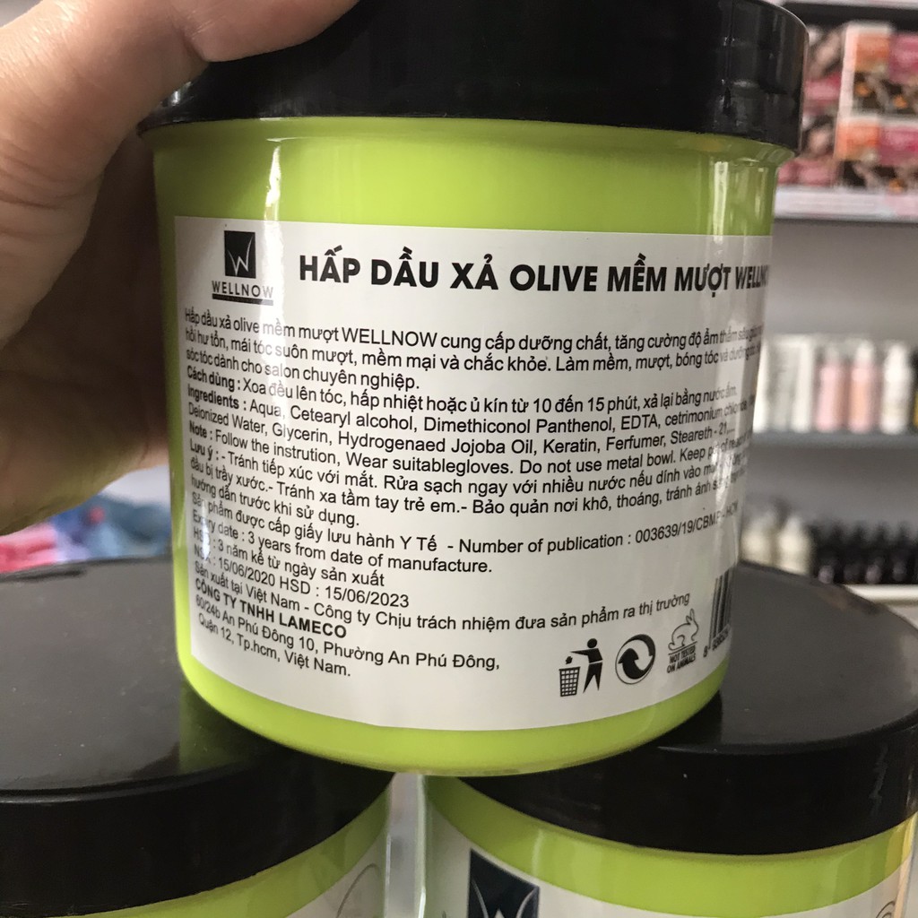 [CAO CẤP] HẤP DẦU WELLNOW TINH CHẤT OLIVE SIÊU MỀM MƯỢT TÓC - dung tích 1000ml | BigBuy360 - bigbuy360.vn