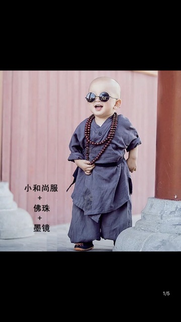 Bộ quần áo chú tiều phu - Tặng chàng hạt