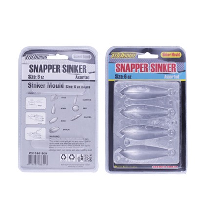 KHUÔN ĐÚC CHÌ SNAPPER SINKER 6OZ(168G) ALUMINUM