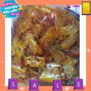 Bánh tráng trộn sa tế cuộn tép hành cực ngon, ăn là nghiền 500g