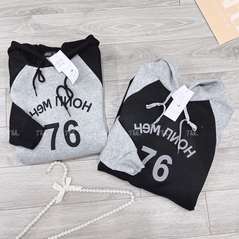 Bán sỉ váy nỉ hoodie 2 màu số 76 bầu bí bon chen