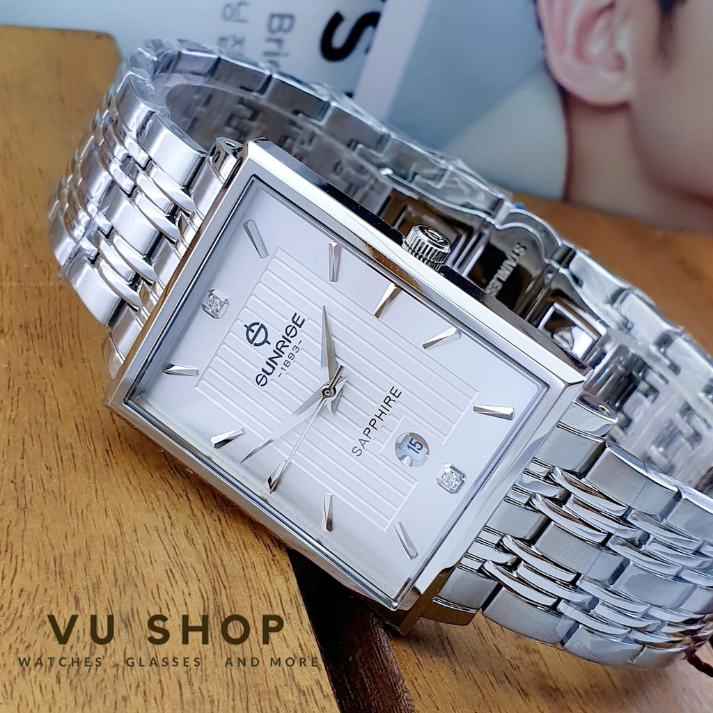 Đồng hồ nam SUNRISE 1190SA - Kính Sapphire