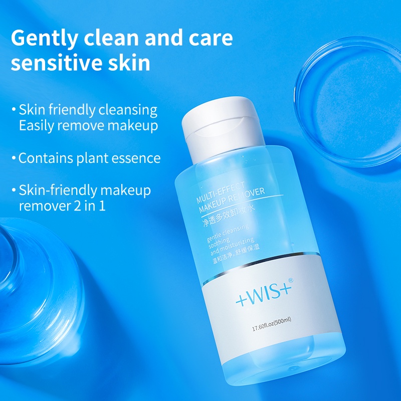 Nước tẩy trang WIS dịu nhẹ làm sạch sâu dung tích 500ml
