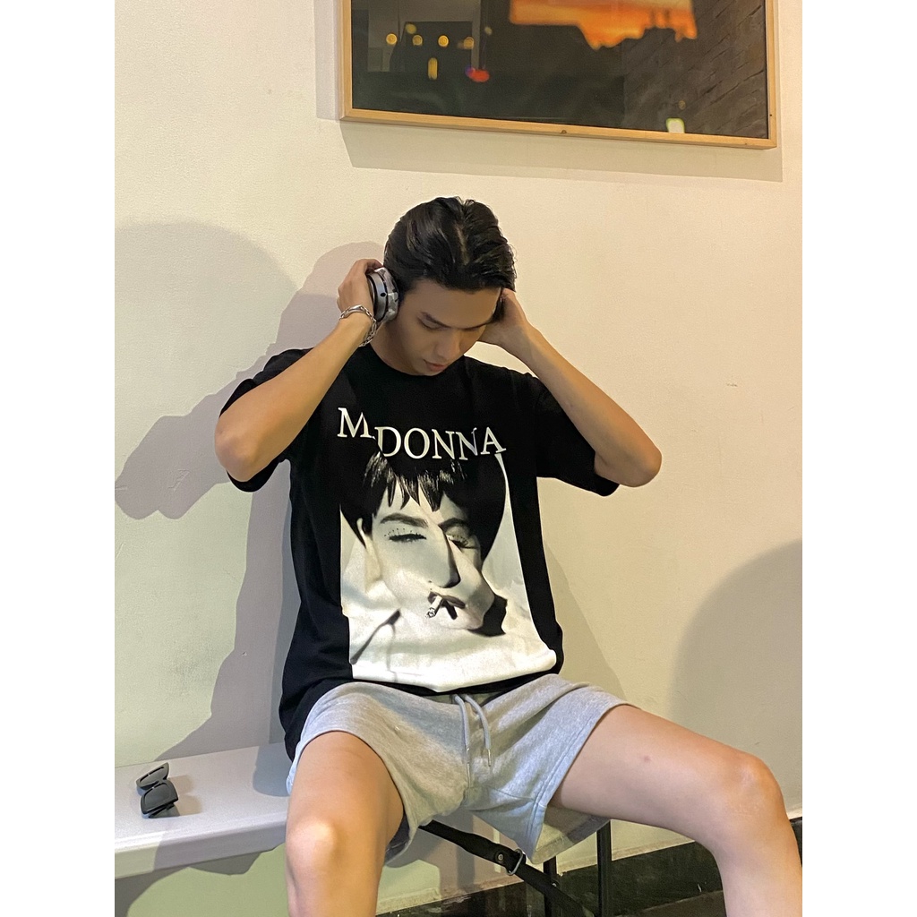 Áo Thun Unisex 100% Cotton Nhập khẩu, Cotton 4 chiều dày, mẫu mới S22 | MADONNA TEE