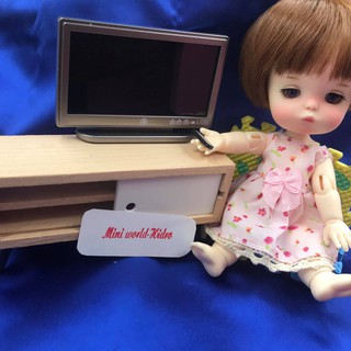 Mô hình tivi dùng cho búp bê. Tivi ti vi tv mini tí hon trang trí nhà bê tỉ lệ 1/6, 1/8 Hàng có sẵn số lượng lớn, cần th