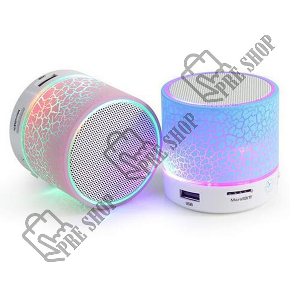 Loa Bluetooth Mini HLD 600 Đèn Led Nhấp Nháy Theo Nhạc - Nhỏ Gọn Tiện Nghi, Âm Thanh Vẫn Chất - Hỗ Trợ USB, Thẻ Nhớ