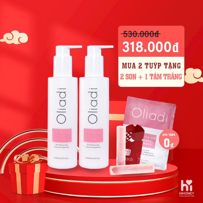 (NEW) Oliadi - Kem body Oliadi ban đêm cấp ẩm và dưỡng trắng toàn thân với công nghệ Nano phân tử (200ml)