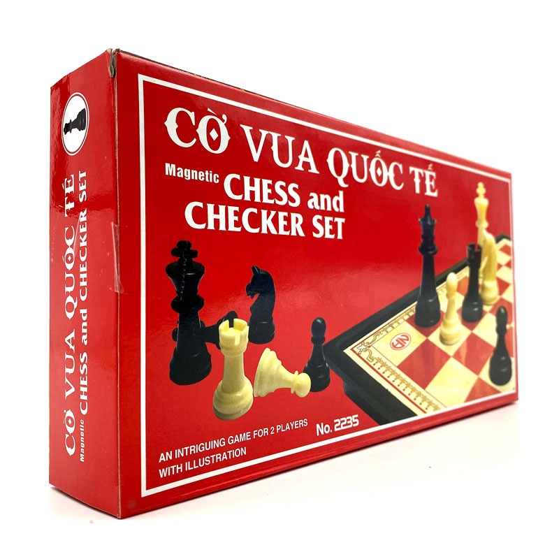 Bộ cờ vua nam châm BB KIDS gấp gọn 28cm x 28cm