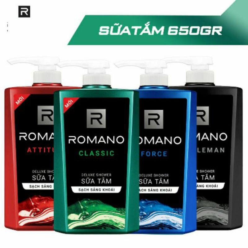 SỮA TẮM ROMANO FORCE 650g