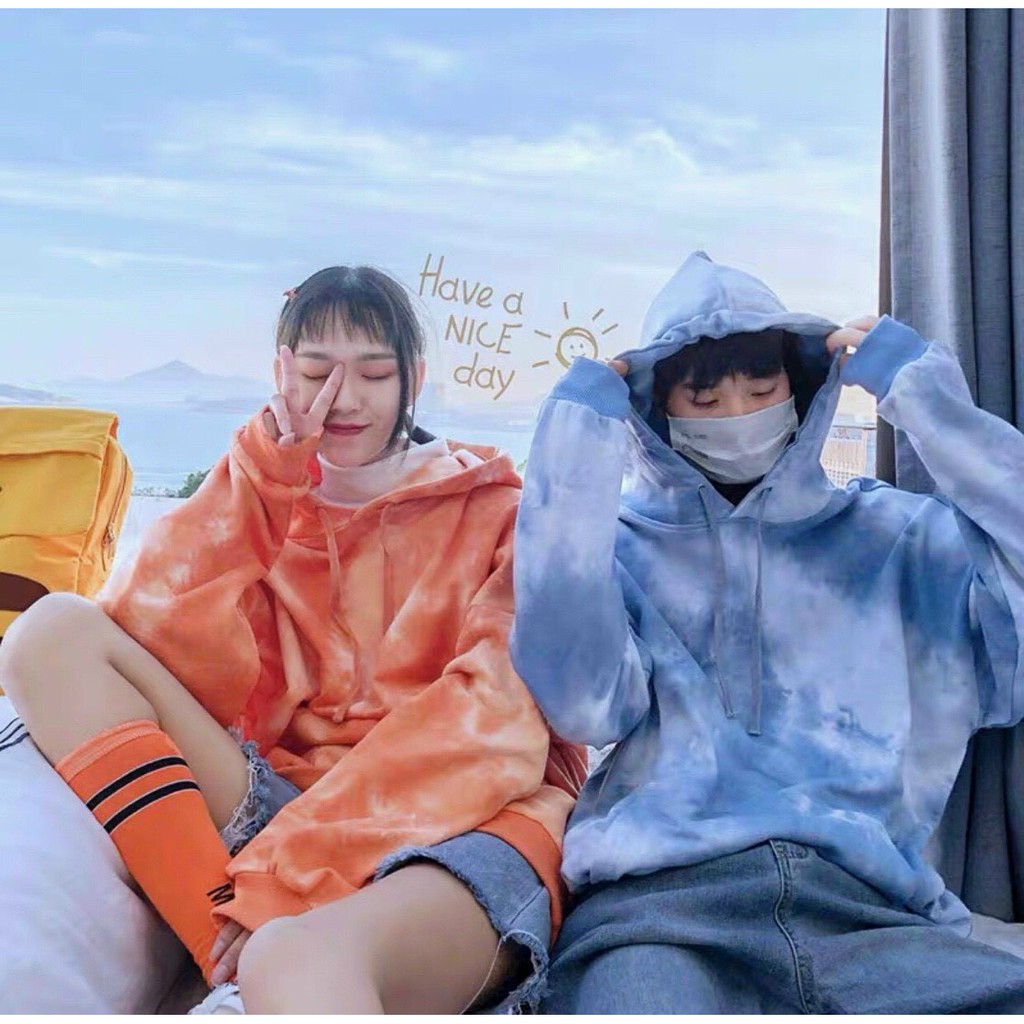 Áo Hoodie Nữ - Áo Khoác HD Loang Màu Xịn Sò | BigBuy360 - bigbuy360.vn