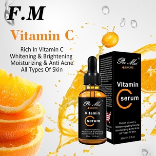 (Hàng Mới Về) Tinh Chất Vitamin C Làm Trắng Dưỡng Ẩm Da Mặt 30ml