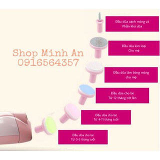 Máy cắt mài dũa móng cho trẻ sơ sinh .