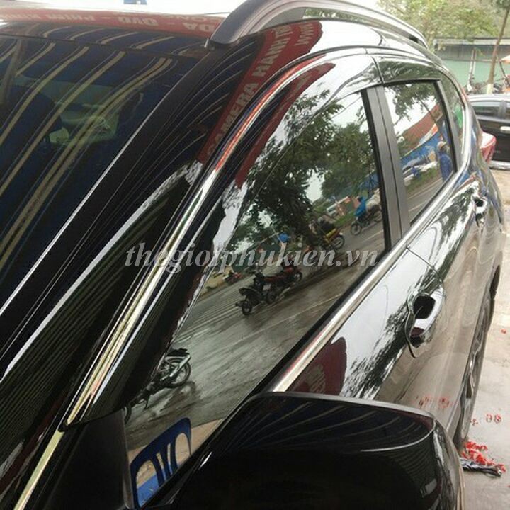Vè che mưa Honda CR-V, CRV 2018-2023 viền INOX cao cấp