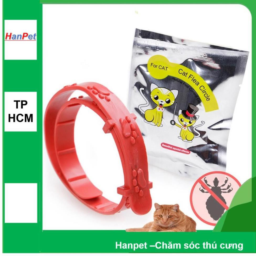 Hanpet.GV- Vòng chống rận - 19k chống ve bọ chét hiệu quả 4 tháng cho chó mèo thú cưng vòng đeo cổ chống ve rận