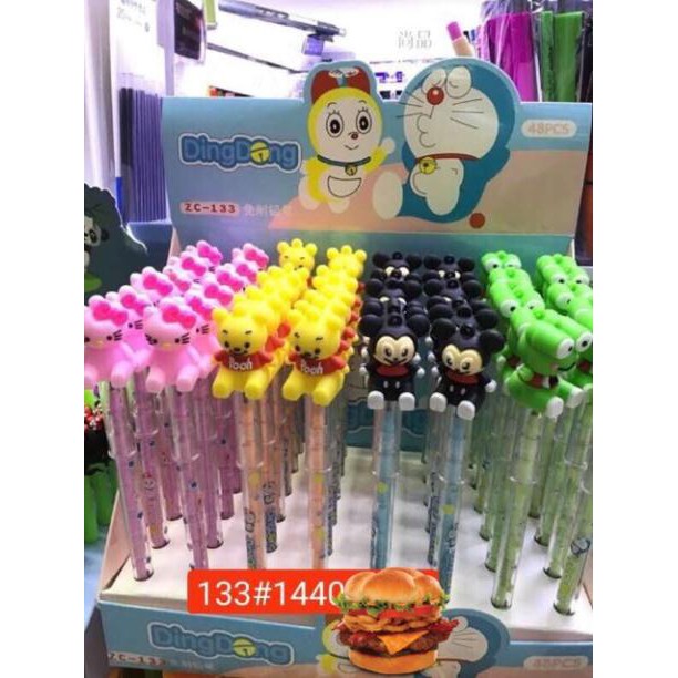 bút chì khúc đầu thú dễ thương cho bé -Phụ kiện Halu