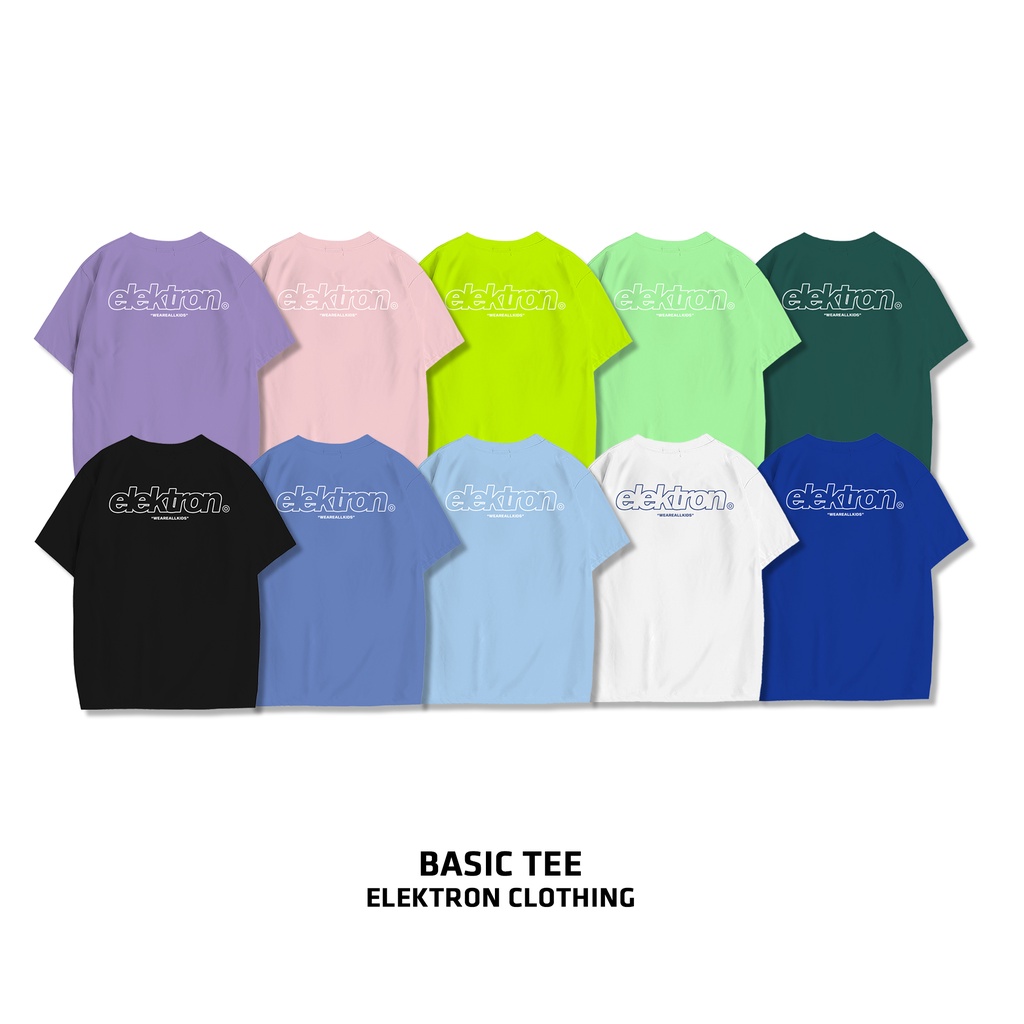 Áo thun ELEKTRON BASIC TEE (10 màu) - Elektron Clothing