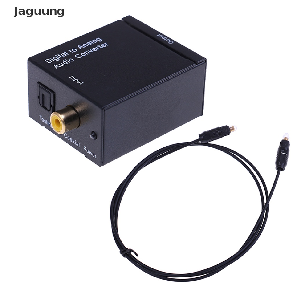 Jaguung Optical coaxial toslink digital to analog audio converter adapter RCA L/R VN