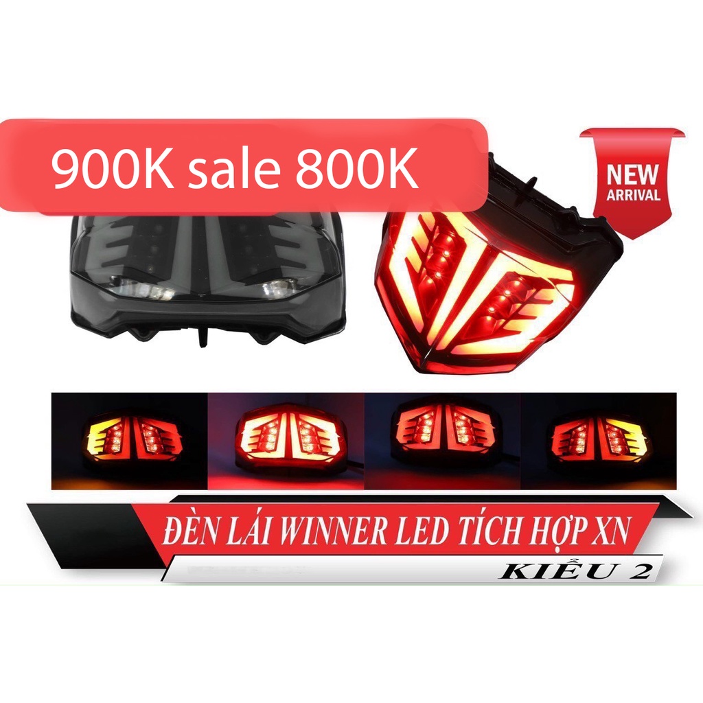 Đèn lái winner tích hợp sẵn chế độ STOP F1