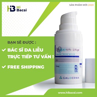 Kem trị mụn epiduo - trị mụn ẩn, mụn đầu đen, mụn viêm - dạng gel 15g