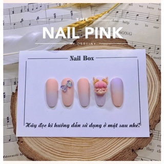 NailBox mẫu nail omber búp bê hot hit 2021 (nhắn tin shop để chọn size)