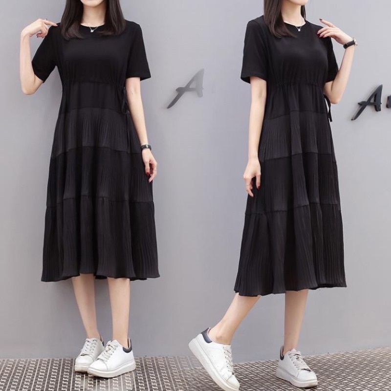 Váy bầu cotton pha von cao cấp hàng loại 1☘️đầm bầu freesize 43~67kg tkutrang