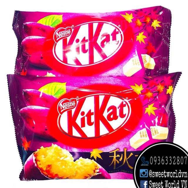 Kitkat khoai lang tím - Nhật Bản