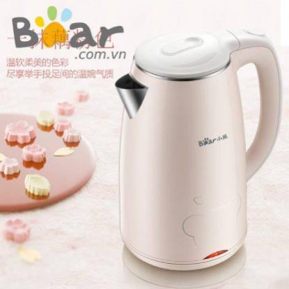 Ấm siêu tốc Inox Bear chống gỉ đun sôi nhanh an toàn tuyệt đối