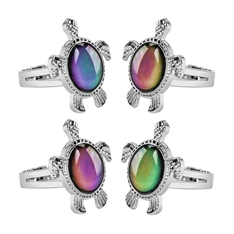 Nhẫn Thay Đổi Màu Sắc Theo Tâm Trạng Theo Cảm Xúc Theo Phong Cách Retro