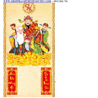 Tranh đính đá lịch treo tường phát tài -YN5332